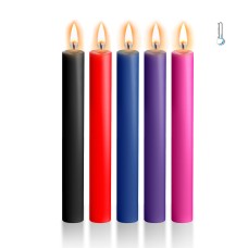 Набір воскових свічок Art of Sex Thin 10 см (5 шт), низькотемпературні, тонкі