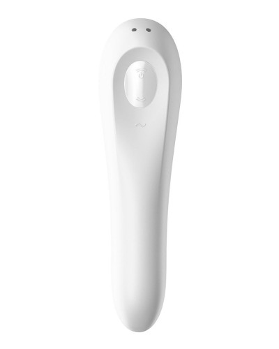 Смарт-вібратор та вакуумний стимулятор 2в1 Satisfyer Dual Pleasure White