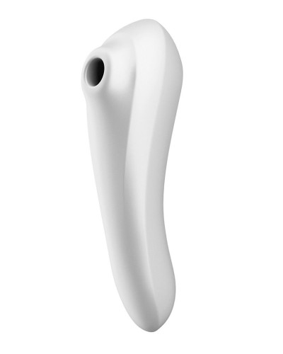 Смарт-вібратор та вакуумний стимулятор 2в1 Satisfyer Dual Pleasure White