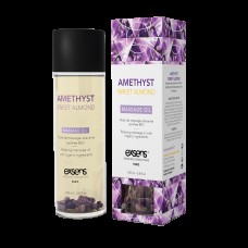 Масажна олія EXSENS Amethyst Sweet Almond (розслаблююча, з аметистом) 100мл, натуральна