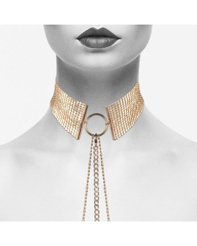 Намисто-комір Bijoux Indiscrets Desir Metallique Collar - Gold