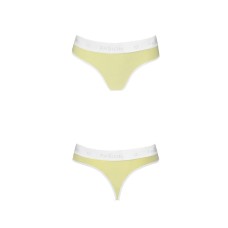 Спортивные трусики-стринги Passion PS007 PANTIES yellow, size L
