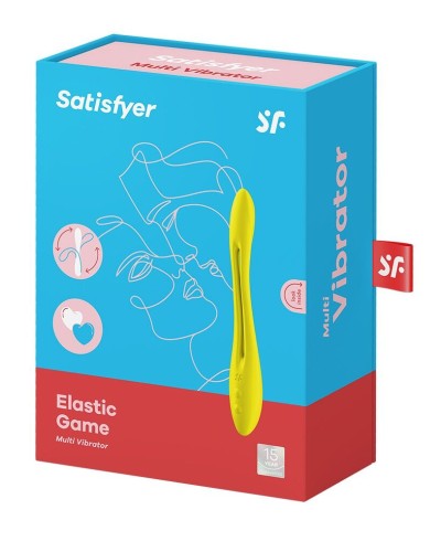 Універсальний гнучкий вібратор для пар Satisfyer Elastic Game Yellow