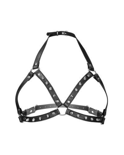 Портупея с металлическими шипами Fetish Tentation Sexy Adjustable Chest Harness