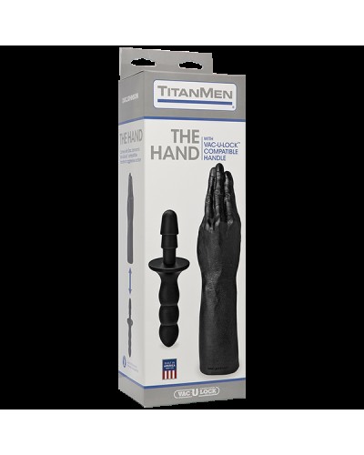 Рука для фістингу Doc Johnson Titanmen The Hand with Vac-U-Lock Compatible Handle, діаметр 6,9 см