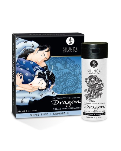 Стимулирующий крем для пар Shunga SHUNGA Dragon Cream SENSITIVE (60 мл) более нежный эффект