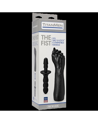 Кулак для фістинга Doc Johnson Titanmen The Fist with Vac-U-Lock Compatible Handle, діаметр 7,6 см