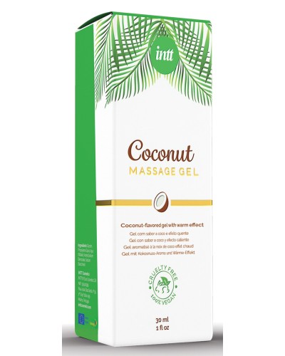 Массажный гель для интимных зон Intt Coconut Vegan (30 мл)