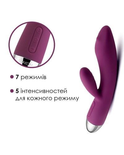 Вибратор кролик с жемчужной стимуляцией точки G Svakom Trysta Violet