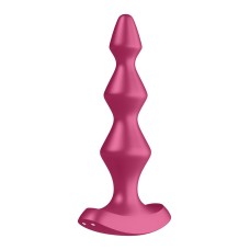 Анальный стимулятор-бусины с двумя моторами Satisfyer Lolli-Plug 1 Berry