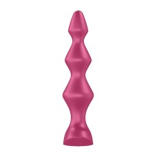 Анальный стимулятор-бусины с двумя моторами Satisfyer Lolli-Plug 1 Berry