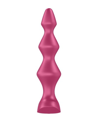 Анальный стимулятор-бусины с двумя моторами Satisfyer Lolli-Plug 1 Berry