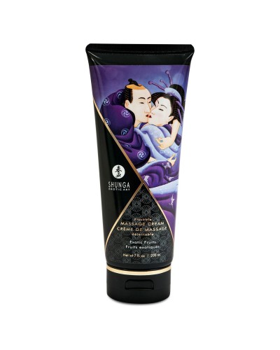 Съедобный массажный крем Shunga Kissable Massage Cream - Exotic Fruits (200 мл)