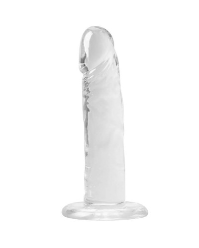 Прозрачный фаллоимитатор и насадка для страпона Alive Jelly Dildo Speedy, ТПЕ, длина 17,8 см