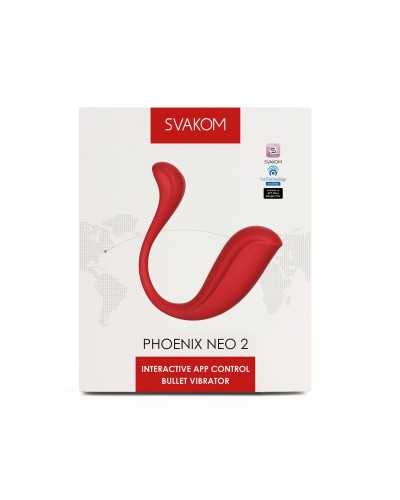 Інтерактивне віброяйце Svakom Phoenix Neo 2, оновлена модель