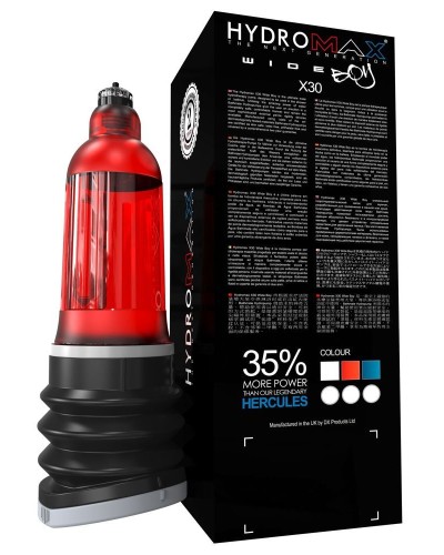 Гідропомпа Bathmate Hydromax 7 WideBoy Red (X30) для члена довжиною від 12,5 до 18 см, діаметр до 5,