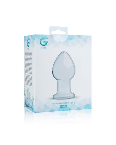 Скляна анальна пробка Gildo Glass Buttplug No. 26