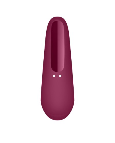 Вакуумний кліторальний стимулятор Satisfyer Curvy 1+ Rose Red з керуванням через інтернет