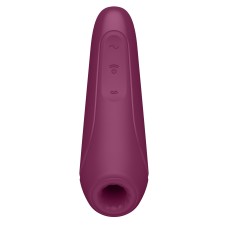 Вакуумний кліторальний стимулятор Satisfyer Curvy 1+ Rose Red з керуванням через інтернет