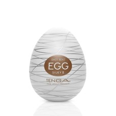 Мастурбатор-яйцо Tenga Egg Silky II с рельефом в виде паутины