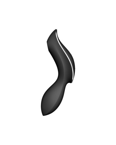 Вакуумний стимулятор з вібрацією Satisfyer Curvy Trinity 2 Black