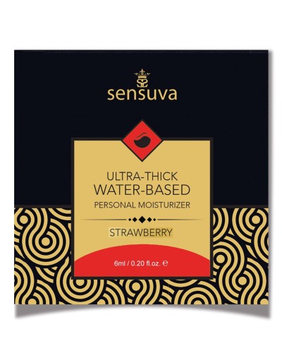 Пробник Sensuva - Ultra–Thick Water-Based Strawberry (6 мл)