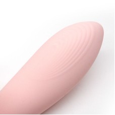 Вакуумний вібратор Kistoy Tina Mini Light Pink, вагінально-кліторальний