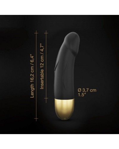 Вибратор Dorcel Real Vibration S Gold 2.0, диам 3,7см, перезаряжаемый, для точки G