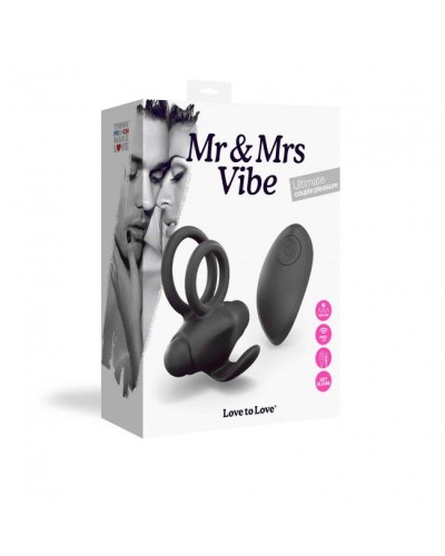 Ерекційне віброкільце Love To Love Mr & Mrs VIBE з пультом д/к