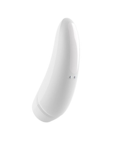 Вакуумный клиторальный стимулятор Satisfyer Curvy 1+ White