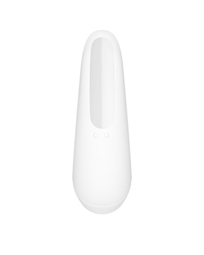 Вакуумный клиторальный стимулятор Satisfyer Curvy 1+ White