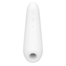 Вакуумный клиторальный стимулятор Satisfyer Curvy 1+ White