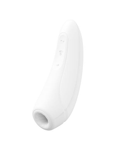 Вакуумный клиторальный стимулятор Satisfyer Curvy 1+ White