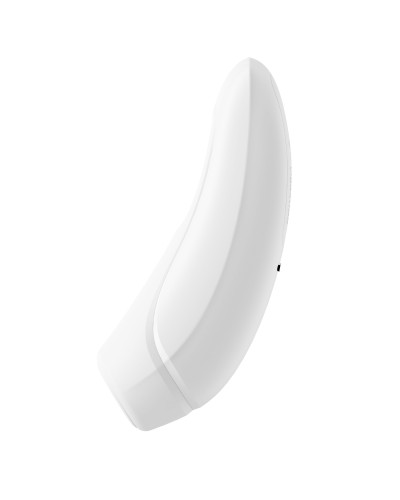 Вакуумный клиторальный стимулятор Satisfyer Curvy 1+ White