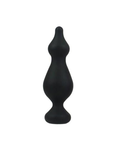 Анальна пробка Adrien Lastic Amuse Big Black (L) з двома переходами, макс. діаметр 4,4 см