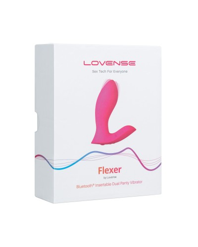 Смарт-вибратор в трусики Lovense Flexer, манящее движение + вибрация, стимуляция клитора и точки G