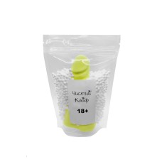 Крафтове мило-член із присоскою Чистий Кайф Yellow size M, натуральне