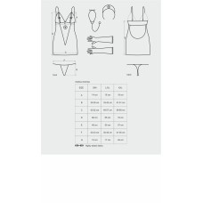 Obsessive Medica dress 5 pcs costume L/XL