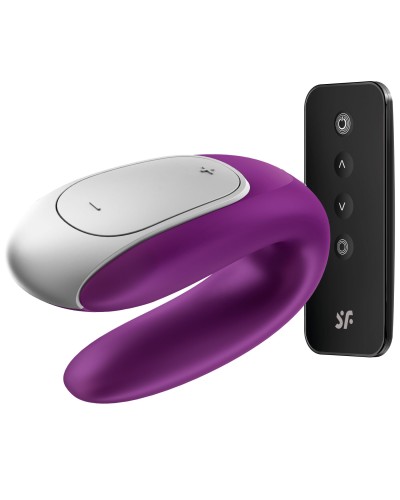 Смарт-вібратор для пар Satisfyer Double Fun (Violet) з пультом ДК