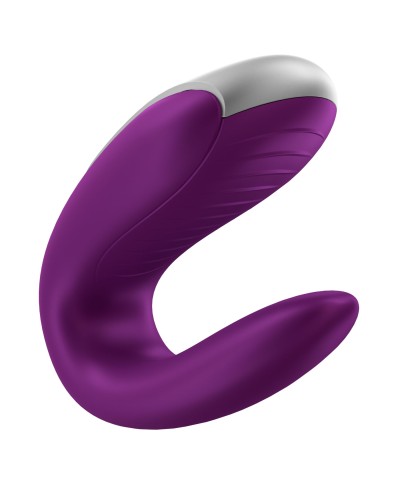 Смарт-вібратор для пар Satisfyer Double Fun (Violet) з пультом ДК