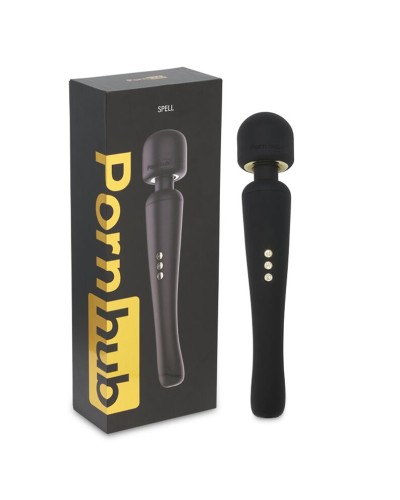 Вибромассажер wand с тремя насадками Pornhub Spell Wand Set, мощный