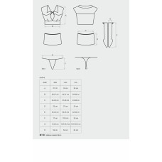 Obsessive Student 4 pcs costume L/XL