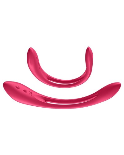 Универсальный гибкий вибратор для пар Satisfyer Elastic Joy Red