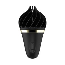 Мороженка спінатор Satisfyer Lay-On - Sweet Treat Black/Gold, 10 режимів роботи, водонепроникна