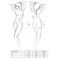 (SALE) Шортики під латекс зі шнурівкою LIZZY SHORT black XXL/XXXL - Passion Exclusive