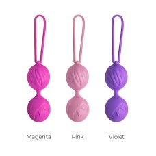 Вагинальные шарики Adrien Lastic Geisha Lastic Balls Mini Violet (S), диаметр 3,4см, вес 85гр