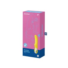 Потужний вібратор Satisfyer Vibes Yummy Sunshine з гнучким стовбуром та стимулювальним рельєфом, 12 
