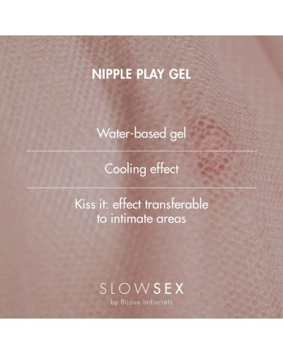 Стимулювальний бальзам для сосків Bijoux Indiscrets Slow Sex Nipple play gel