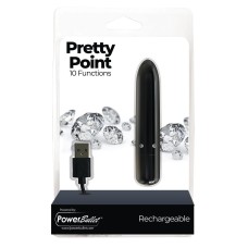 Віброкуля PowerBullet - Pretty Point Rechargeable Bullet Black