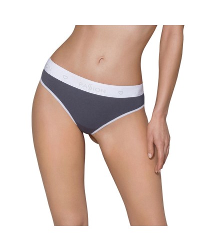 Спортивные трусики-стринги Passion PS007 PANTIES dark grey, size XL